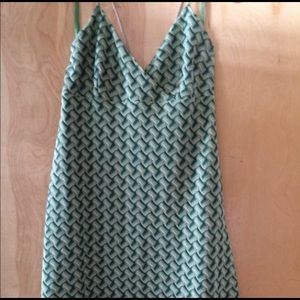 Ann Taylor Loft -halter retro fabric dress